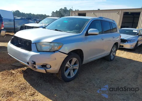 2008 Toyota Highlander Sport from USA, damaged, VIN JTEDS43A982010917